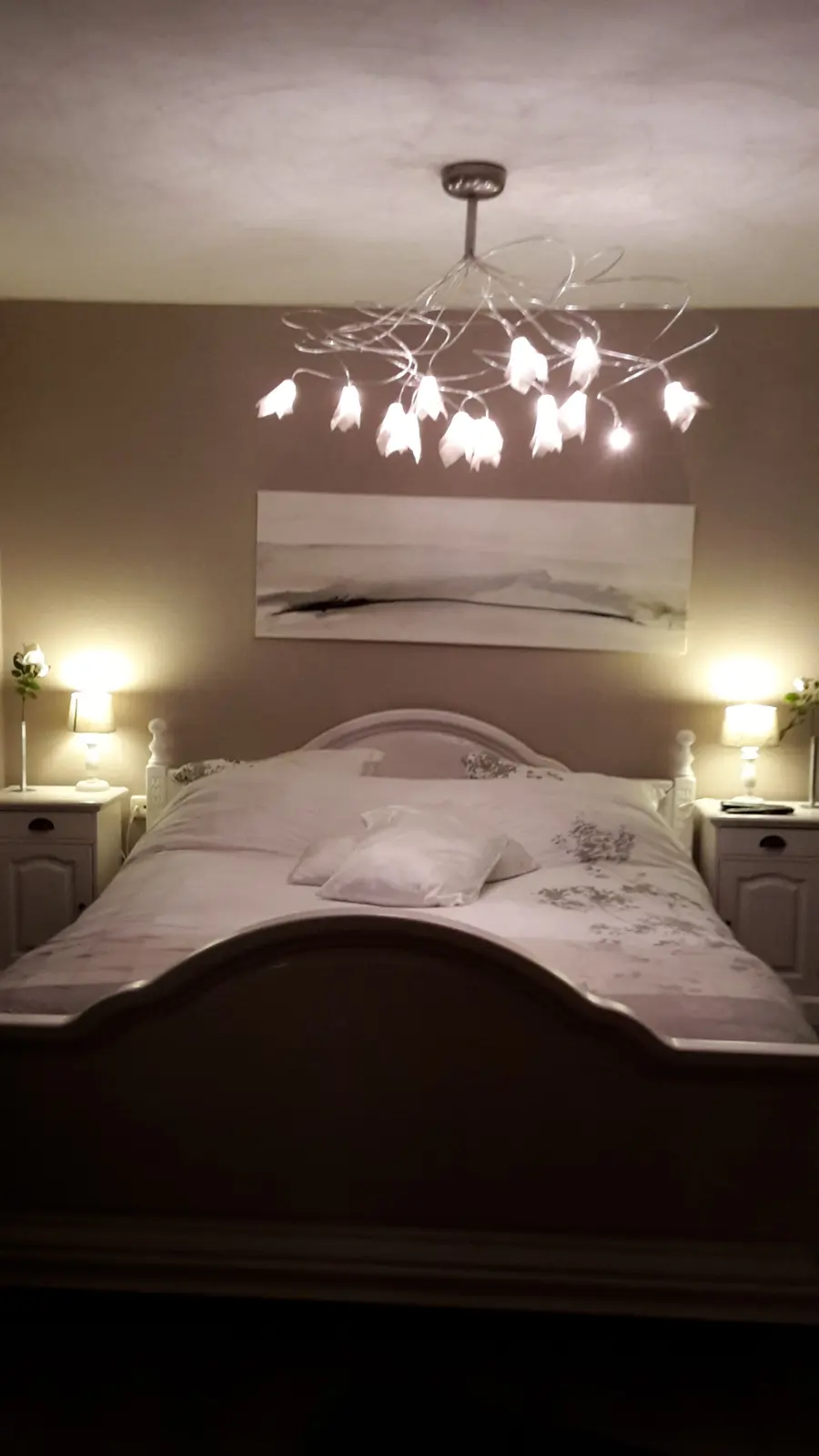 De kamer met tweepersoonsbed